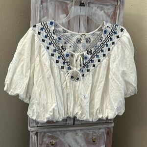 Free people cotton top.